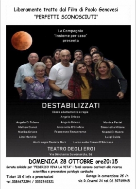 Il Teatro per FVLV: I destabilizzati 28/10/2018 - Federico Viva la Vita